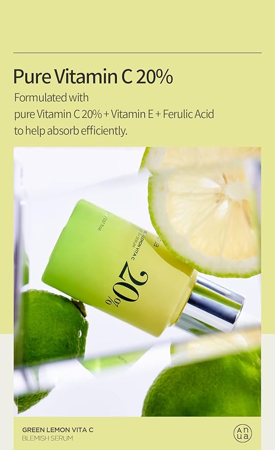 ANUA Green Lemon Vitamin C Blemish Serum 20ml