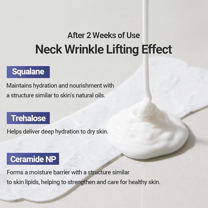 Avajar Rejuvenating NECK WRINKLE CONTROL MASK 5Pc