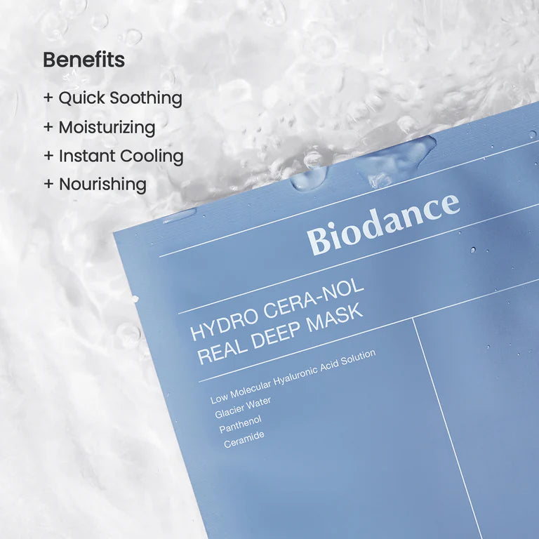 Biodance Hydro Cera-Nol Real Deep Mask 4Pcs