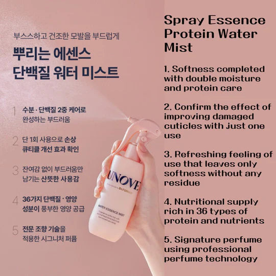 UNOVE Protein Nutrition Hair Spray 200ml
