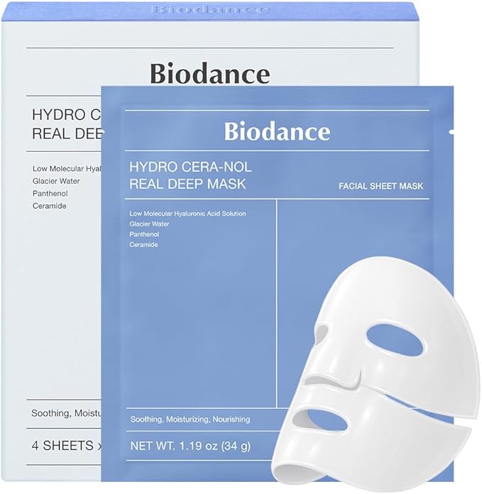 Biodance Hydro Cera-Nol Real Deep Mask 4Pcs