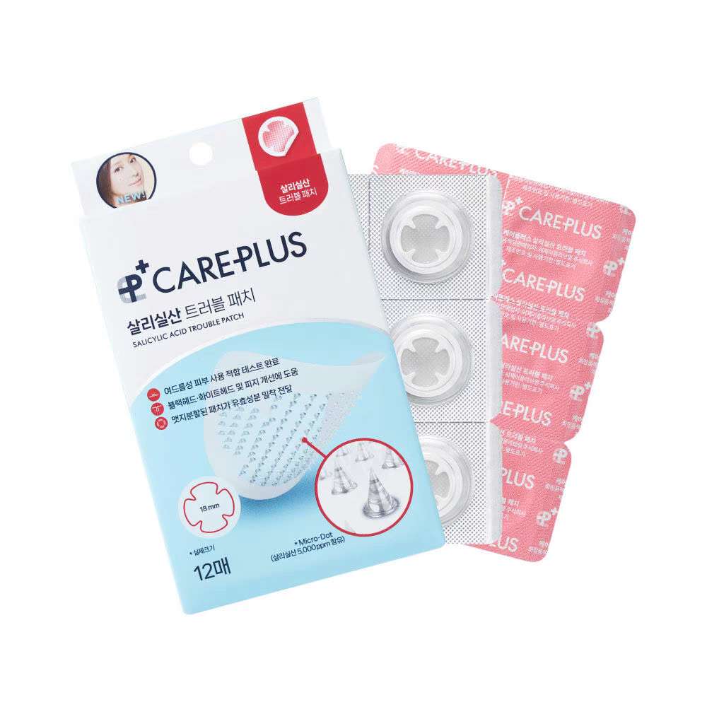 CAREPLUS Microneedle Salicylic Acid Acne Patches – 12 Patches